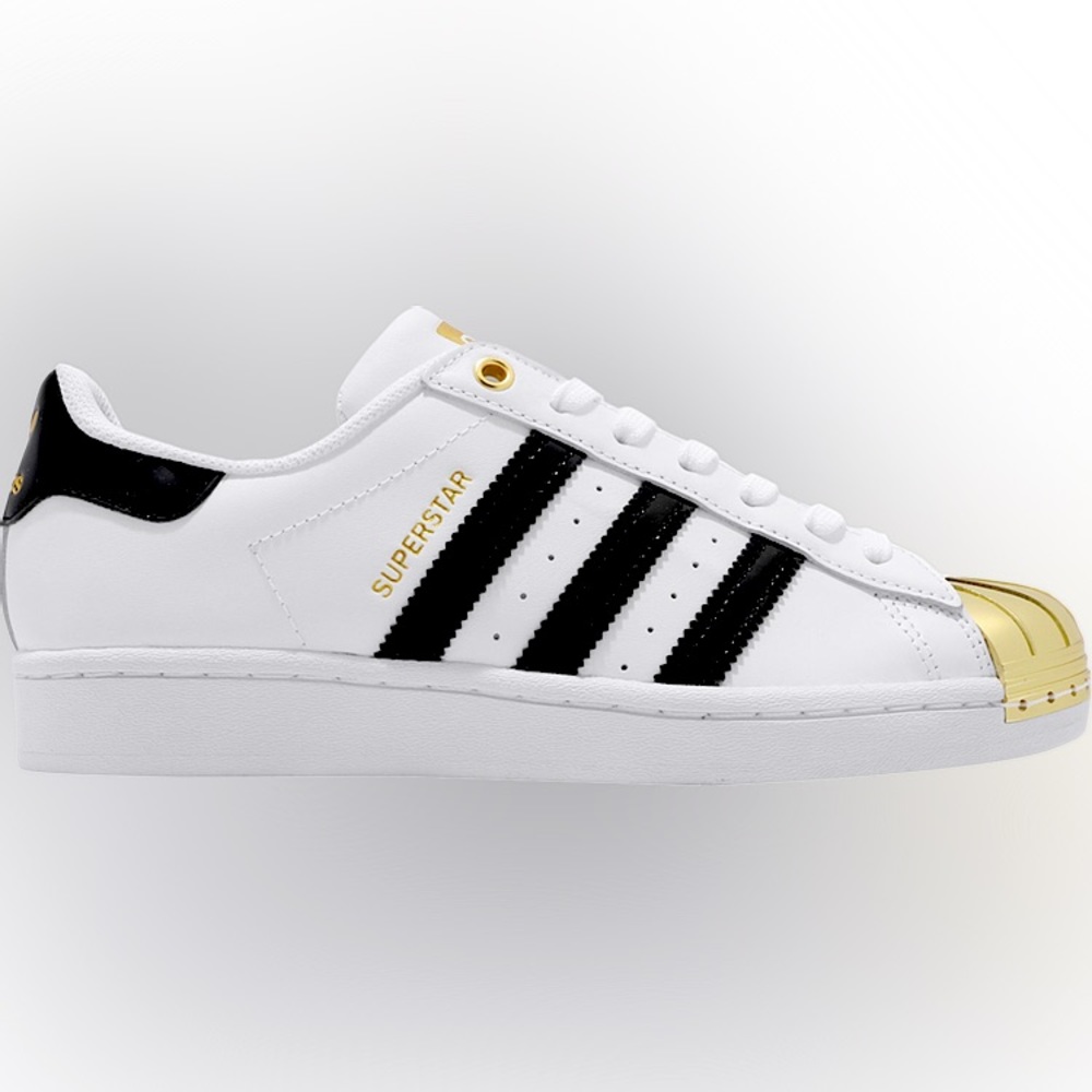 Women Adidas Superstar Metaltoe White/Gold (SOLD)